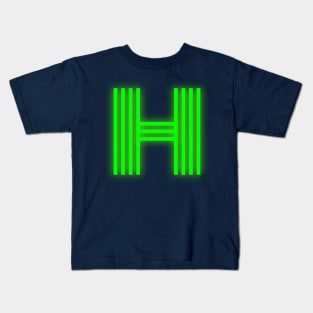 Letter H Letter Art Kids T-Shirt